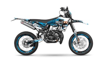 Tarrasarja Sherco SM-R 50 Stage6 jälkeen 2018 sininen/musta