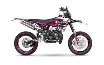 Tarrasarja Sherco SM-R 50 Stage6:n jälkeen 2018 pinkki/musta