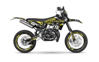 Tarrasarja Sherco SM-R 50 Stage6:n jälkeen, keltainen/musta
