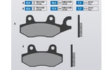 Brake Pads Polini sintered Suzuki Burgman 400