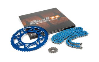 Ketjusarja 13x53 - 420 Stage6 alumiini CNC Blue Beta RR