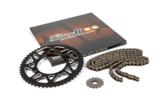 Ketjusarja 14x53 - 420 Stage6 alumiini CNC musta Beta RR