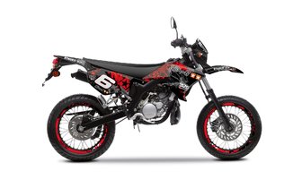 Tarrasarja Yamaha DT 50 Stage6 punainen/musta