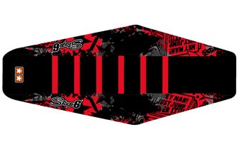 Satulanpäällinen Derbi Xtreme 2011 - 2017 Stage6 täyspeitto punainen/musta