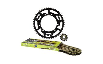 Ketjusarja alumiini musta 13x53 - 428 Doppler Sherco 50cc