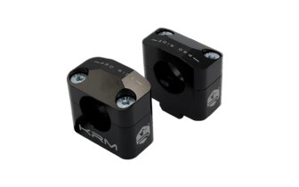 Ohjaustangon kiristimet 28 mm KRM musta