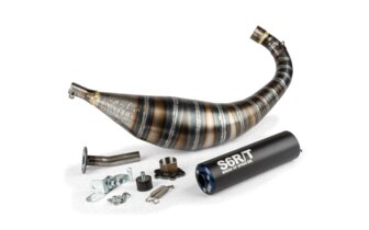 Pakoputkisto Stage6 R/T 80 - 90cc CNC sininen / musta Derbi