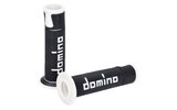 Grips Domino A450 On-Road Racing black / white (open ends)