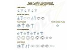 Body Work Fasteners Bolt Yamaha YZF 250 2010-2013