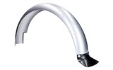 Rear Mudguard silver incl. splash guard Simson