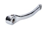 Pedal Crank Arm left chrome moped