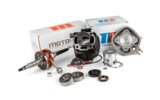 Cylinder + Crankshaft Motoforce Racing 70 cast iron Minarelli horizontal LC