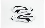 Spare Shields handguards Polisport MX Flow white / black