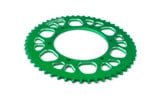 Rear Sprocket 53T - 420 Stage6 alu CNC green Aprilia SX 50
