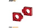 Chain Tensioners / Axle Blocks RFX Pro red Honda CRF 150