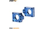 Axle Blocks RFX Pro blue Yamaha YZF 250 / 450