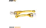 Lever Set RFX Race folding forged yellow KX 65 / 85