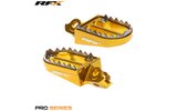 Footpegs RFX Pro Series 2 yellow Suzuki RM-Z 250 / 450 after 2010