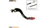 Brake Pedal RFX Pro hard anodized black / red Honda CRF 250 / 450