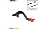 Brake Pedal RFX Pro folding black / orange KTM SX 65