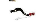 Brake Pedal RFX Pro folding black / red Beta RR 125-480