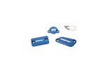 Brake / Clutch Cylinder Cover (set) RFX Pro blue KTM SX 65 / 85 (Brembo brake + Magura clutch)