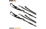 Tie Down Straps RFX 1,0 grey / black + loop & carabiner