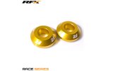 Wheel Spacers rear RFX Pro Fast yellow Suzuki RM-Z 250 / 450