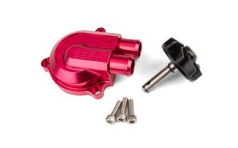 Vesipumppu CNC +40% Stage6 Minarelli LC punainen