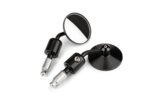 Mirror Bonneville CNC handlebar end black