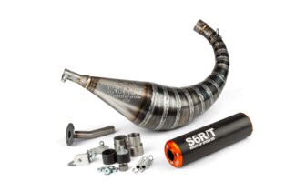 Pakoputkisto Stage6 R/T 70 - 80cc musta/oranssi AM6