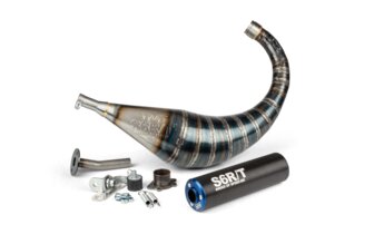 Pakoputkisto Stage6 R/T 70 - 80cc musta/sininen Derbi