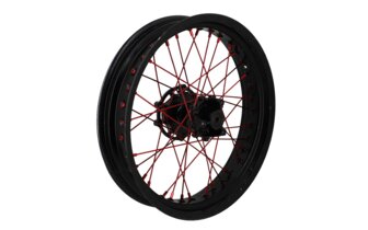 Pinnat edessä Doppler punainen 36 x 195mm Derbi Senda