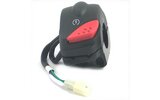 Switch right Peugeot Vivacity 2 / Ludix after 2006 Red