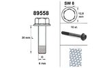 Engine Bolt wrench size 8 M6x30 black (x10)