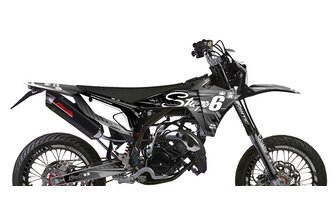 Tarrasarja Fantic XM 50 Stage6 2023 jälkeen, musta