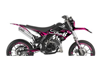Tarrasarja Rieju MRT Stage6 2022 jälkeen, pinkki