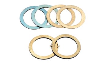 CVT-välilevyt Polini 14,8x20mm Piaggio (0,25 / 0,5 / 1mm)