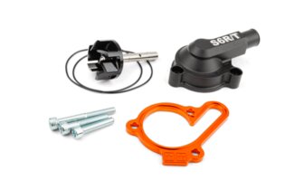 Vesipumppu, korkeavirtaus, kannella, Stage6 R/T, oranssi, Derbi Euro 3 / Euro 4