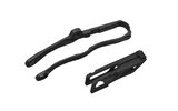 Chain Guide / Swingarm Slider Set Kawasaki KXF 250 / 450 2021-2023 black