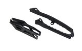 Chain Guide / Swingarm Slider Set Suzuki RM-Z 250 after 2019 black UFO