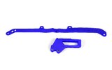Chain Guide / Swingarm Slider Set Yamaha YZ 125 / 250 2005-2008 blue UFO