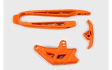 Chain Guide / Swingarm Slider Set KTM SX / EXC 2007-2010 orange UFO