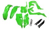 Plastic Kit + fork guards Kawasaki KX 250 from 2021 UFO green