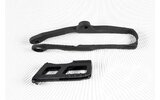Chain Guide / Swingarm Slider Set Kawasaki KXF 250 / 450 2017-2020 black