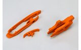Chain Guide / Swingarm Slider Set KTM SX / SXF 2011-2015 orange UFO