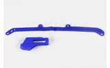 Chain Guide / Swingarm Slider Set Yamaha YZF 250 / 450 2005 blue UFO