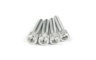 Imusarjan ruuvisarja STR8 M6x25mm Alu Hopea (x4)
