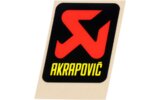 Sticker Akrapovic heat resistant 57x60mm
