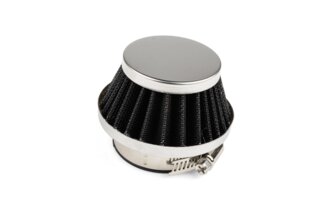 Ilmansuodatin STR8 Powerfilter Shorty tyyppi KN 42 - 55mm kromi
